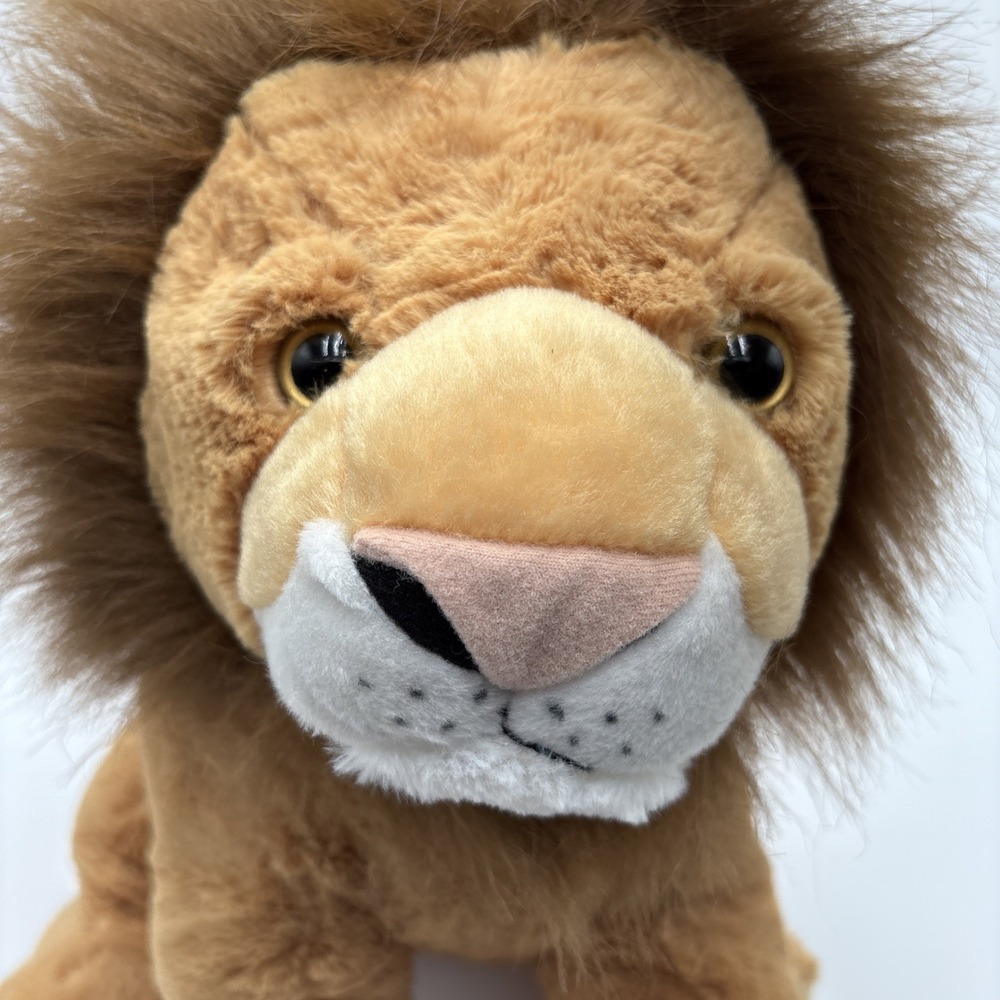 Gitzy Lion Plush 16 Inch Gold Star Tag Surface Washable Great Shape 2018